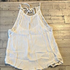 Papaya White Lace Detail Camisole